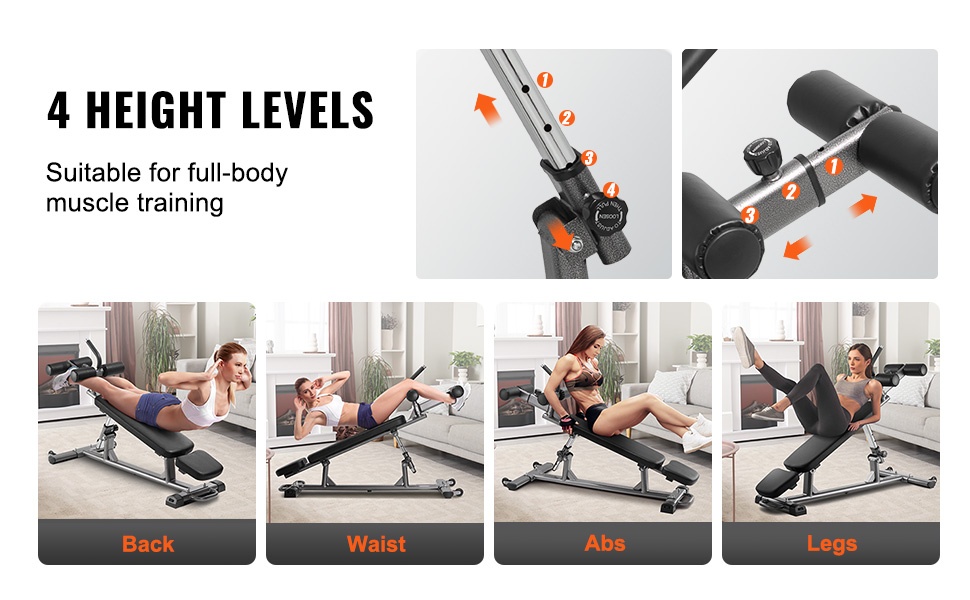 Säädettävät kallistuskulmat ja jalkatuki