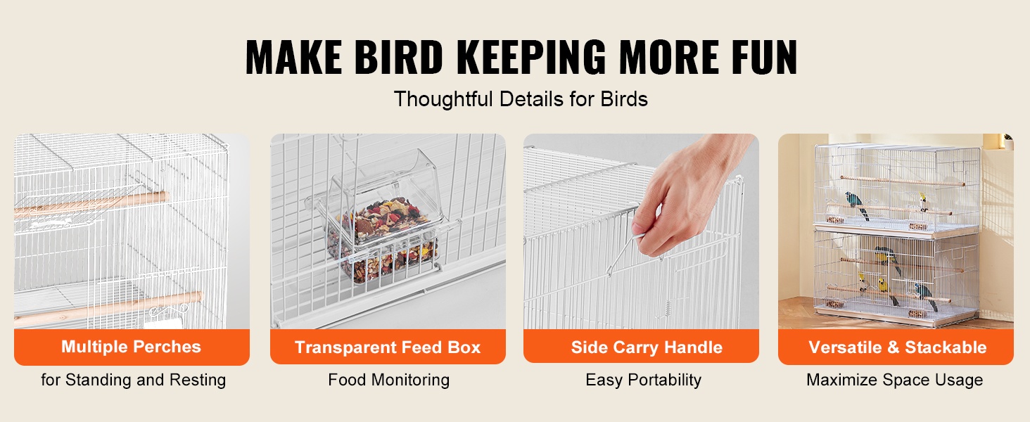 Lintuhäkin helppo kokoaminen ilman erikoistyökaluja