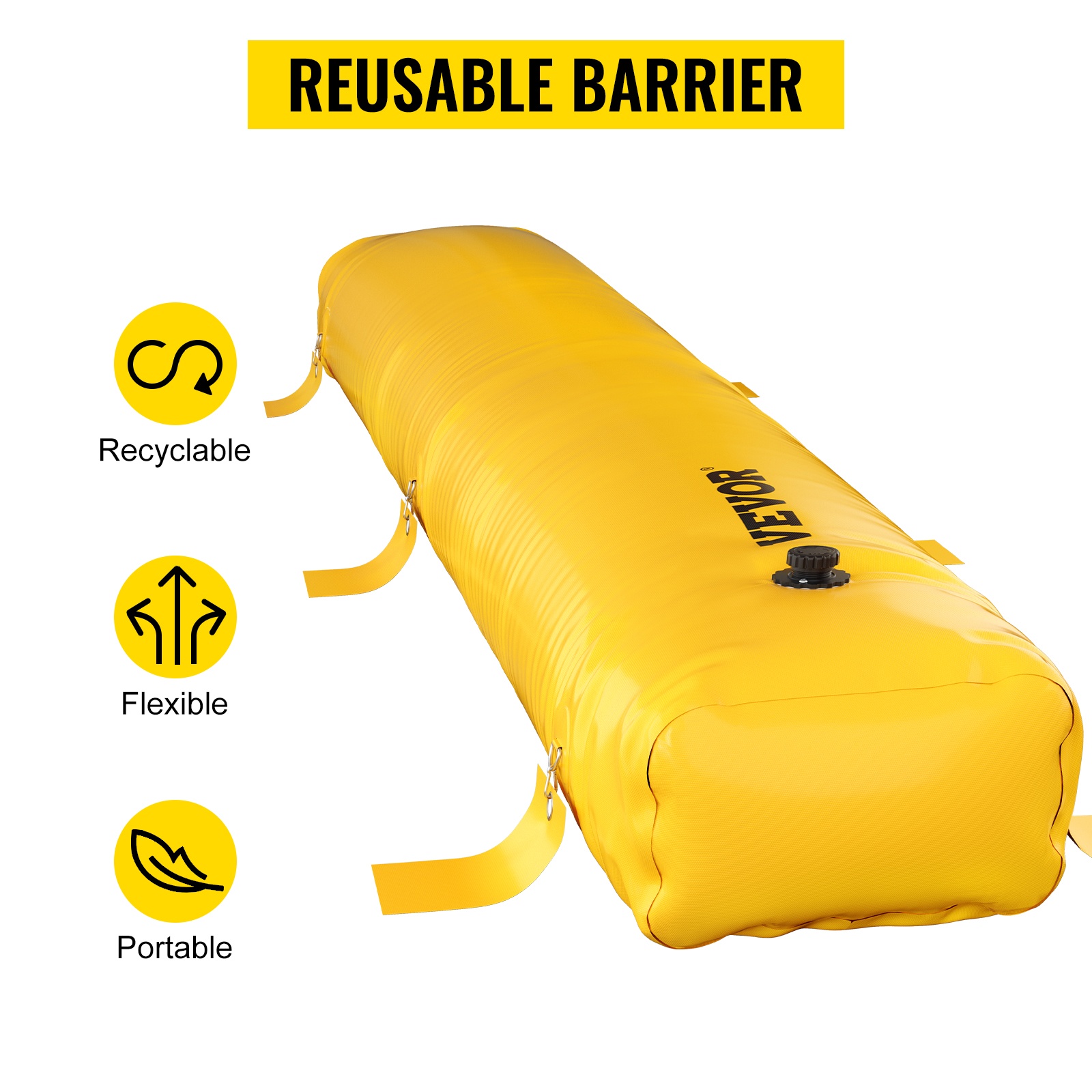 Uudelleenkäytettävä tulvapato