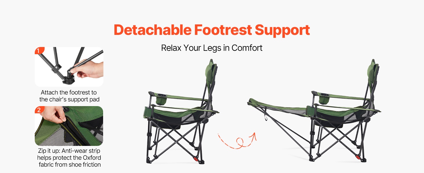 Retkituoli tukevilla käsinojilla