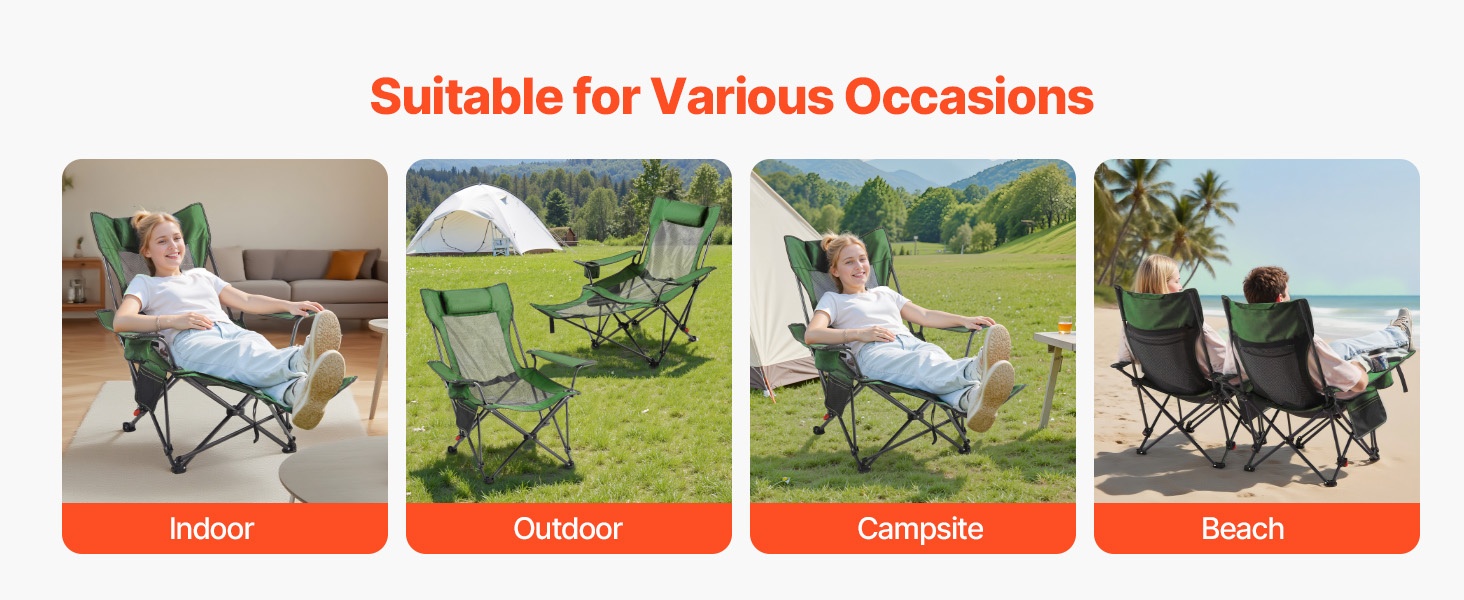 Retkituoli käytössä ulkona