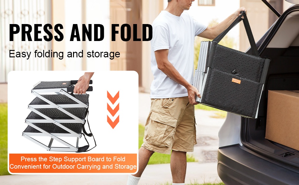 Kevyt ja taitettava rakenne helppoon säilytykseen