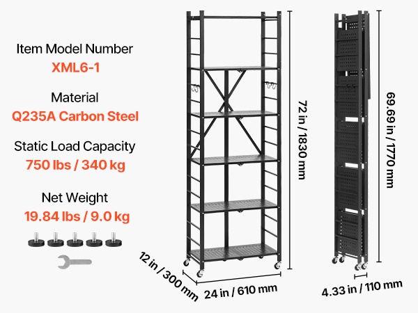 Käytössä oleva säilytyshylly mobiilinäkymä
