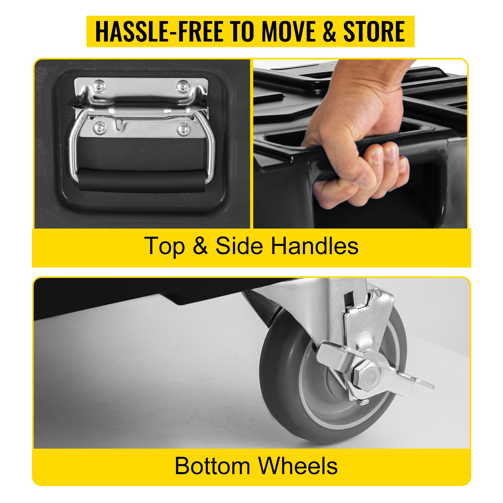 Pyörät ja kantokahvat