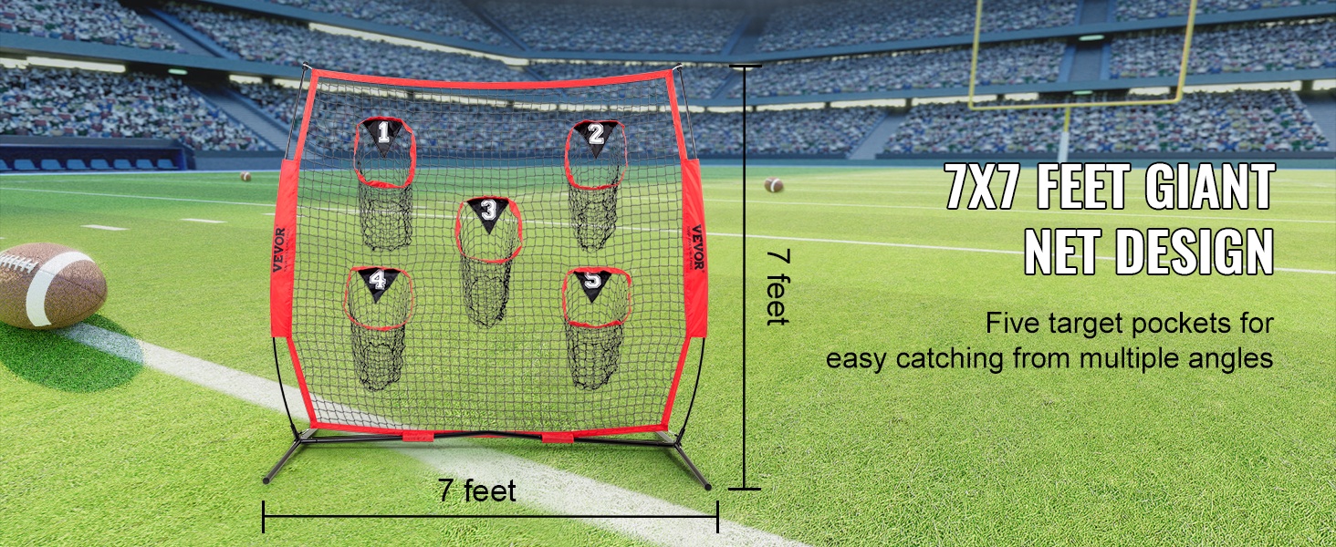 Suuri verkko ja 5 kohdetaskua