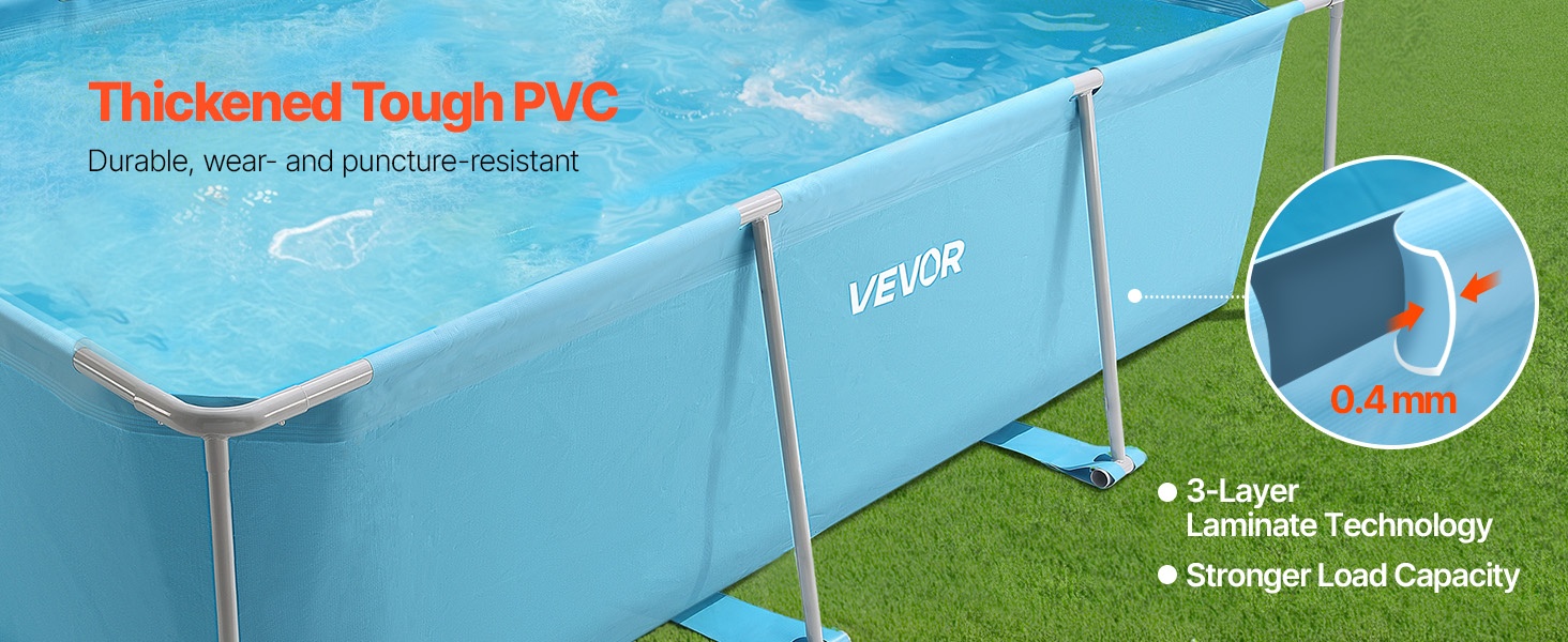 Kolmitasoinen PVC-rakenne