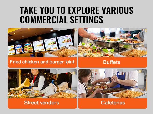 Lämpölaite buffet-käytössä