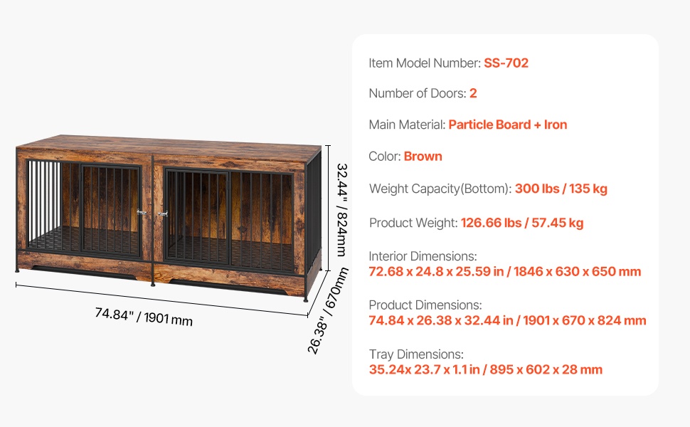 Koiranhäkki osana olohuoneen sisustusta
