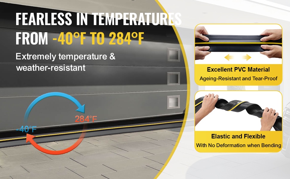 Tiivistenauha eri lämpötilaolosuhteissa