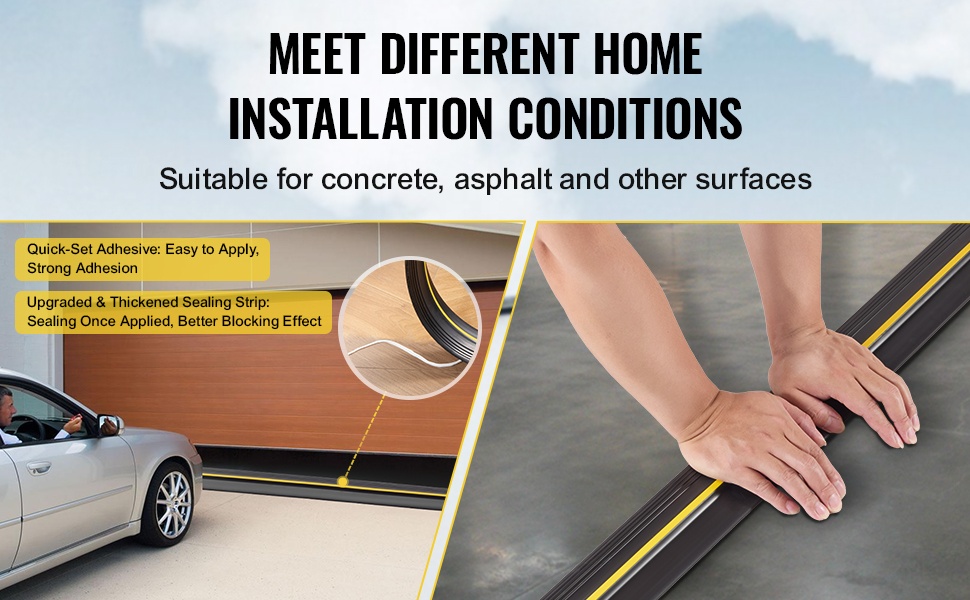 Tiivistenauhan asennus eri lattiamateriaaleille