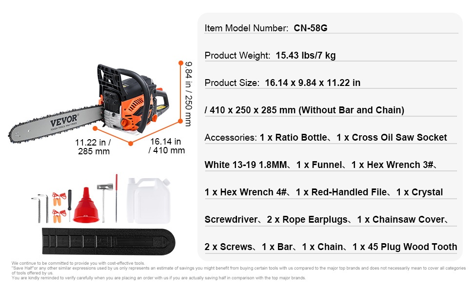 Bensiiniketjusahan kokonaisnäkymä