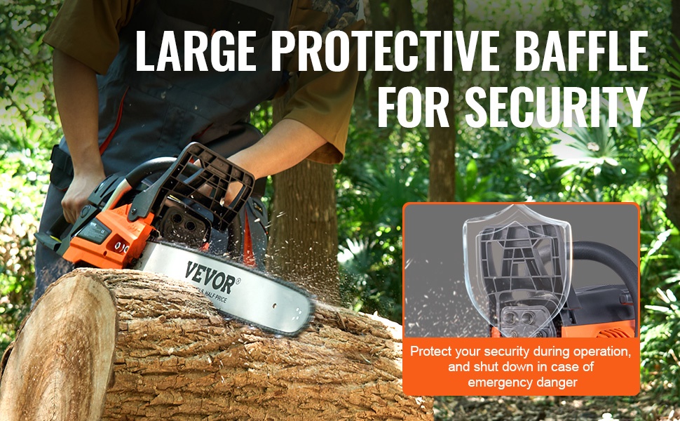 Bensiiniketjusaha suojus ja turvallisuus