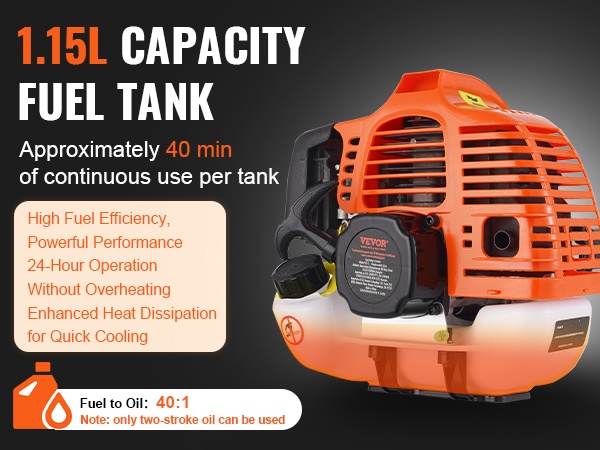 Puutarhatyökalun polttoainesäiliö