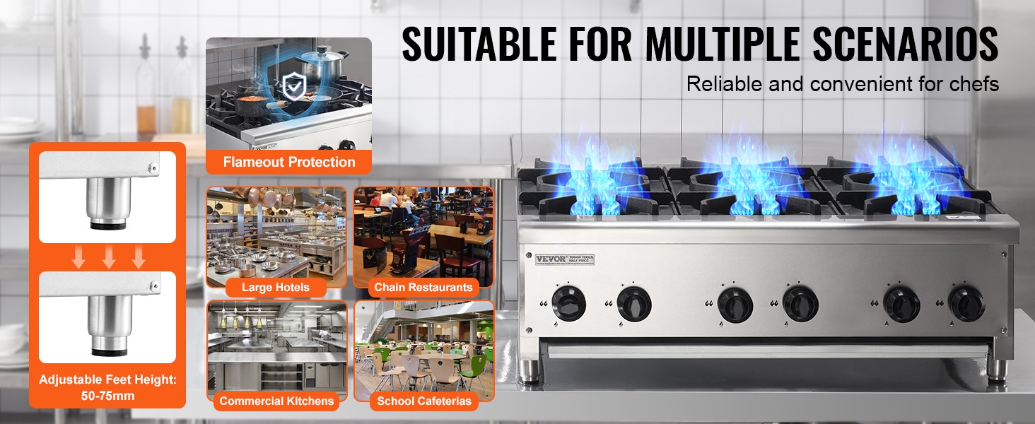 Soveltuu ammattikeittiöihin