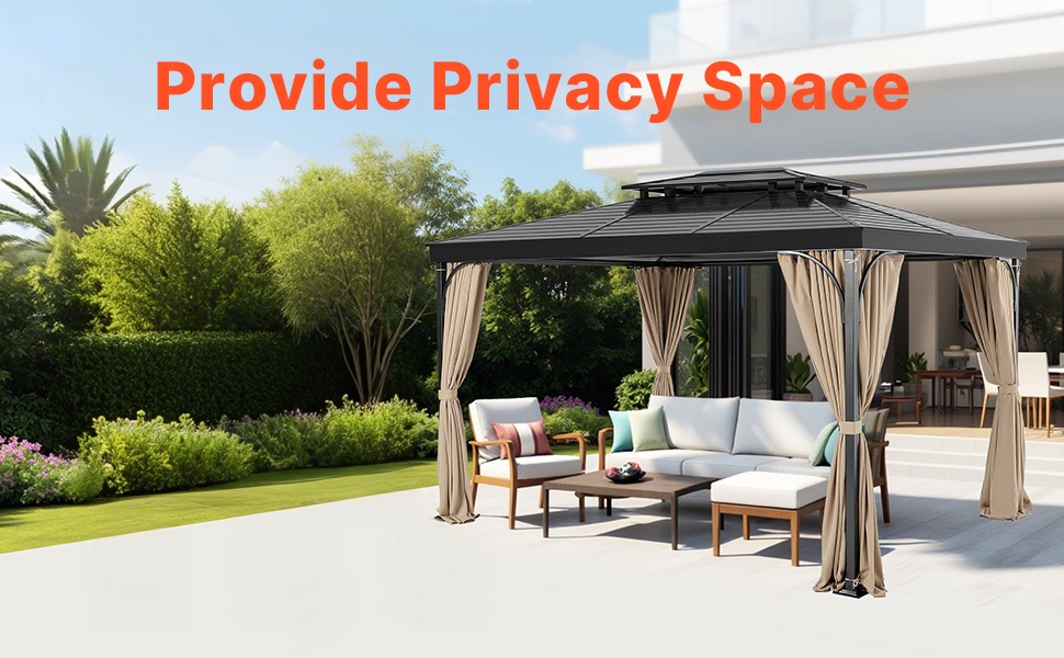 Paviljonkiverho säältä suojaava