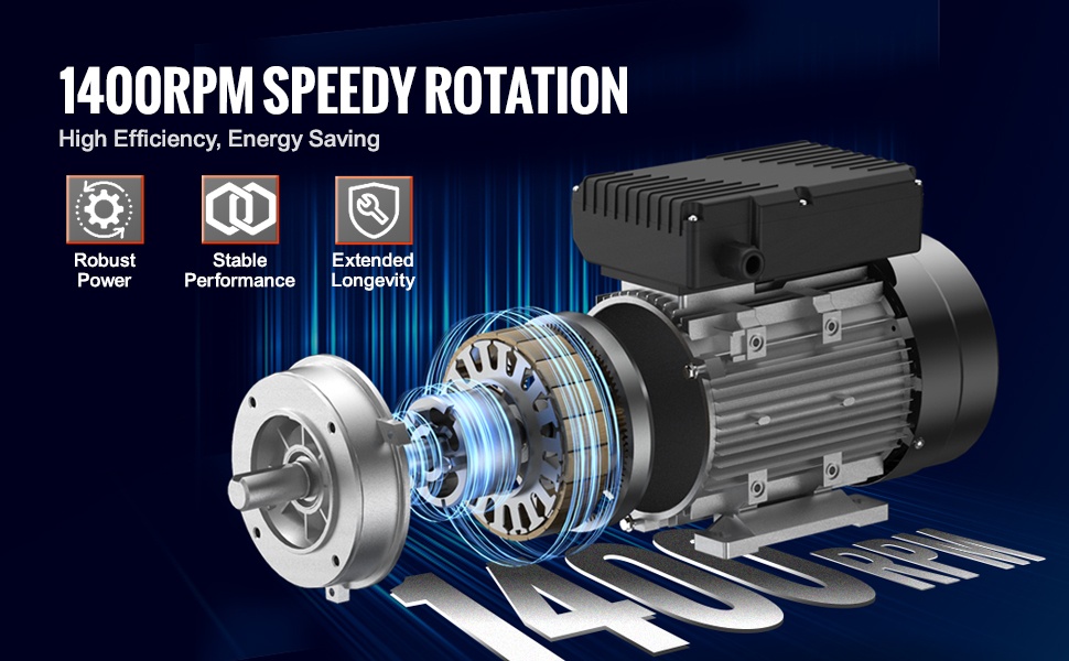 Sähkömoottori 2.2KW, 3-vaiheinen