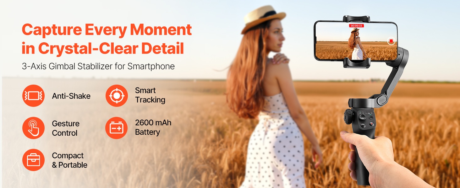 Gimbaalistabilisaattori älypuhelimelle