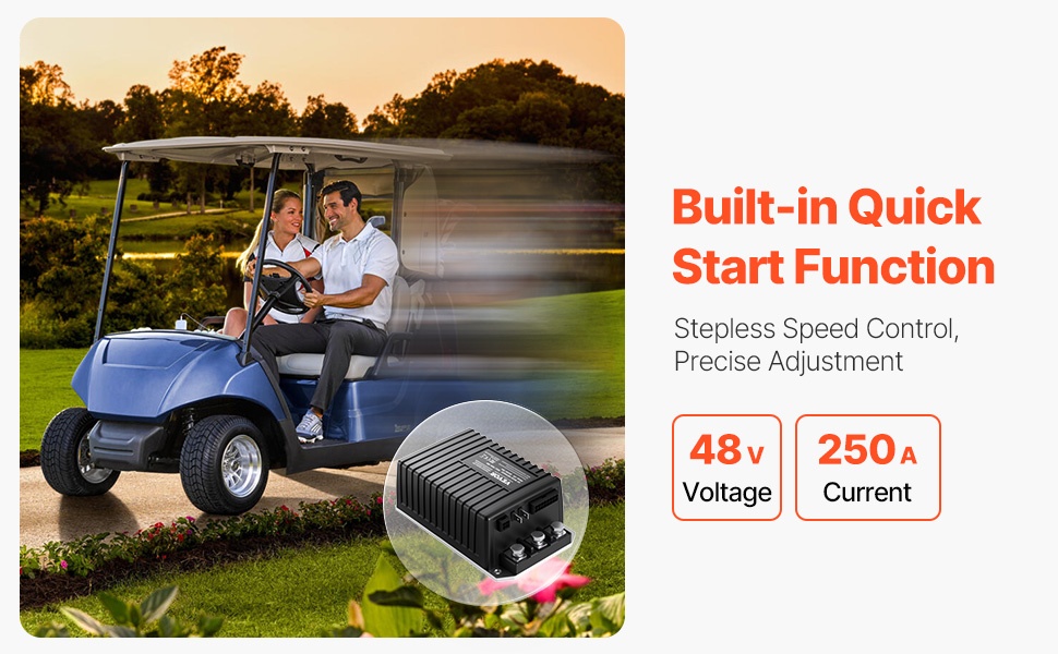 Nopea kaasuvaste golf-kärrylle