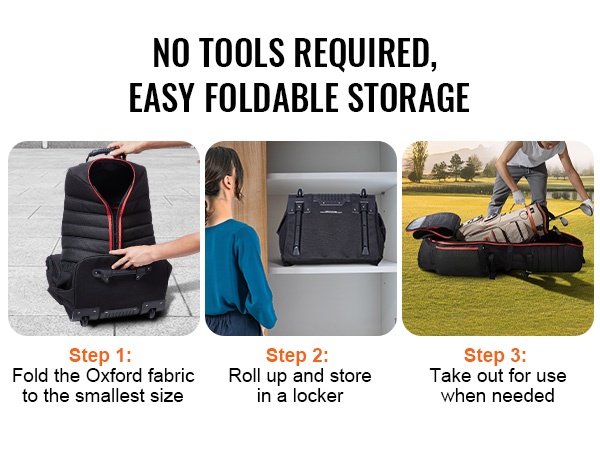 Golfmatkalaukun koko