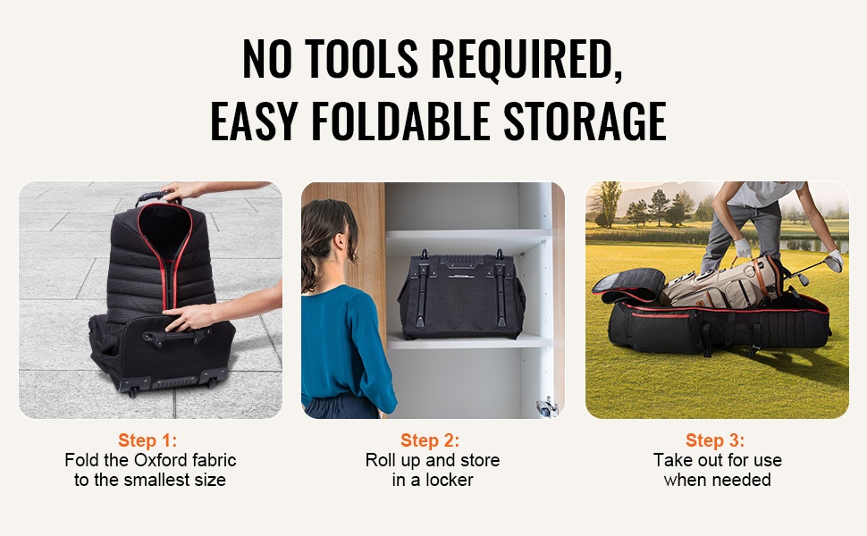 Taitettava rakenne ja helppo säilytys