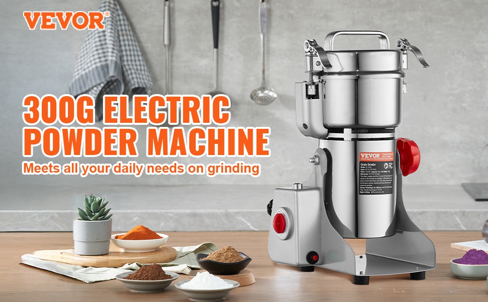 Sähköinen viljamylly, pystymalli