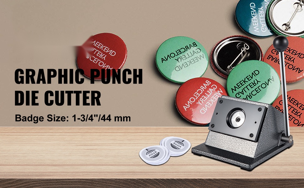 44 mm graafinen reikäleikkuri