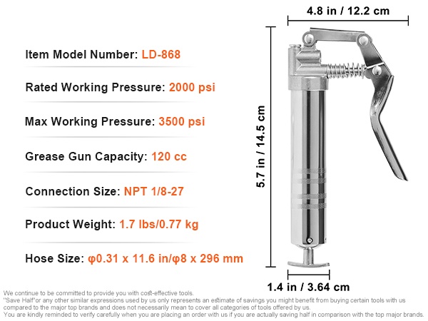 Rasvaprässin kokotiedot