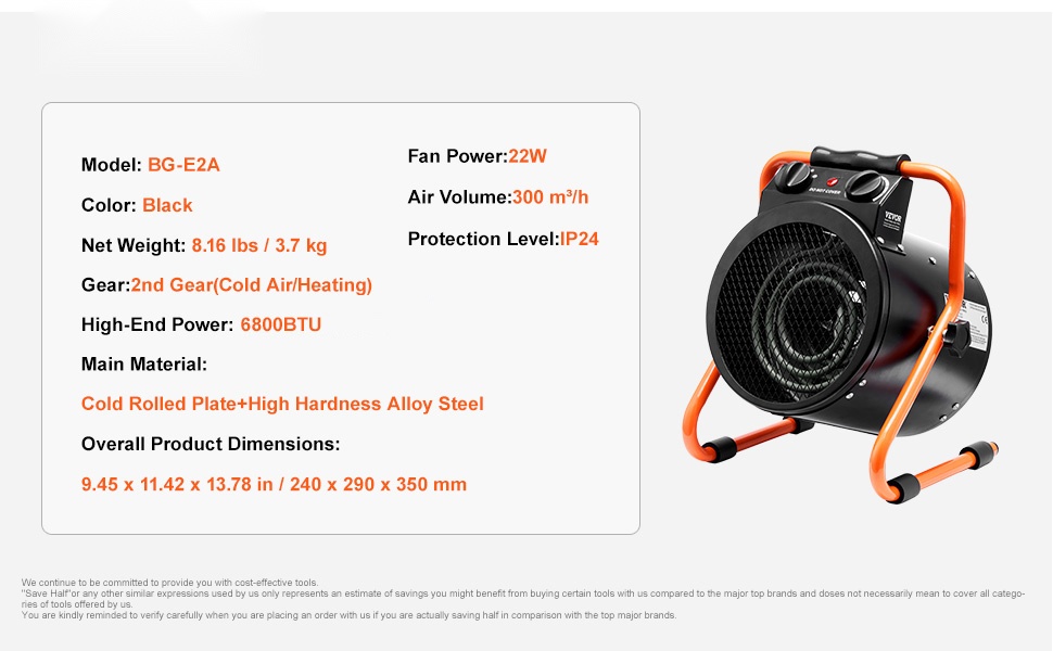 Kasvihuonelämmitin käytössä