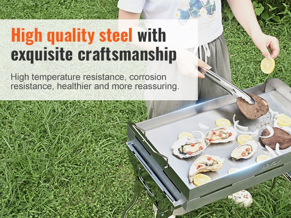 Grilliraidat ja tasainen pinta