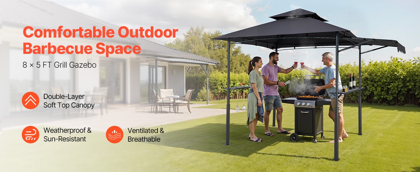 Metallinen grillikatos