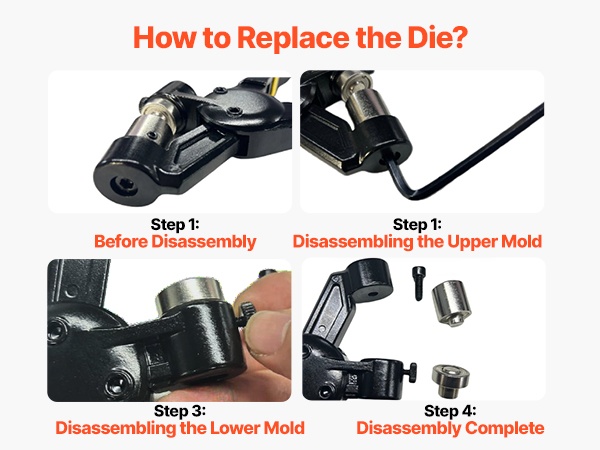 Terän vaihto käytännössä