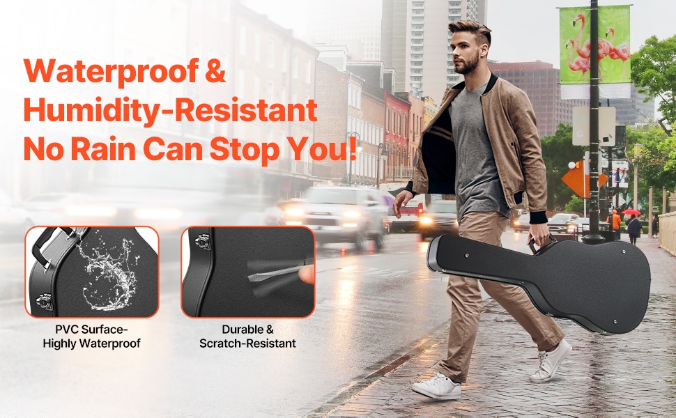 Kitarakotelon PVC-pinnoitettu ulkopinta