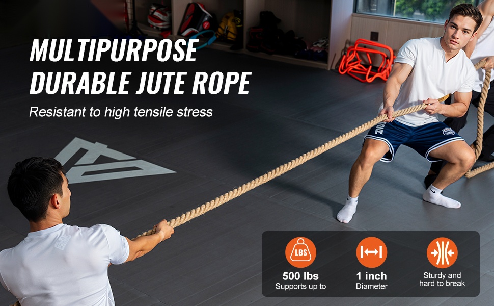 Kuntosalin kiipeilyköysi juuttia