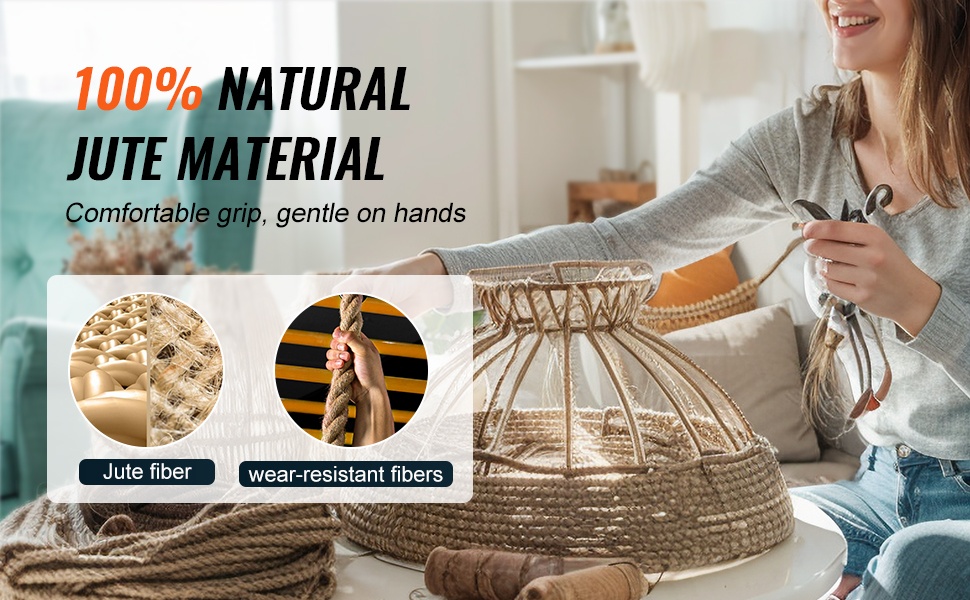 Luonnonkuidusta valmistettu harjoitusköysi