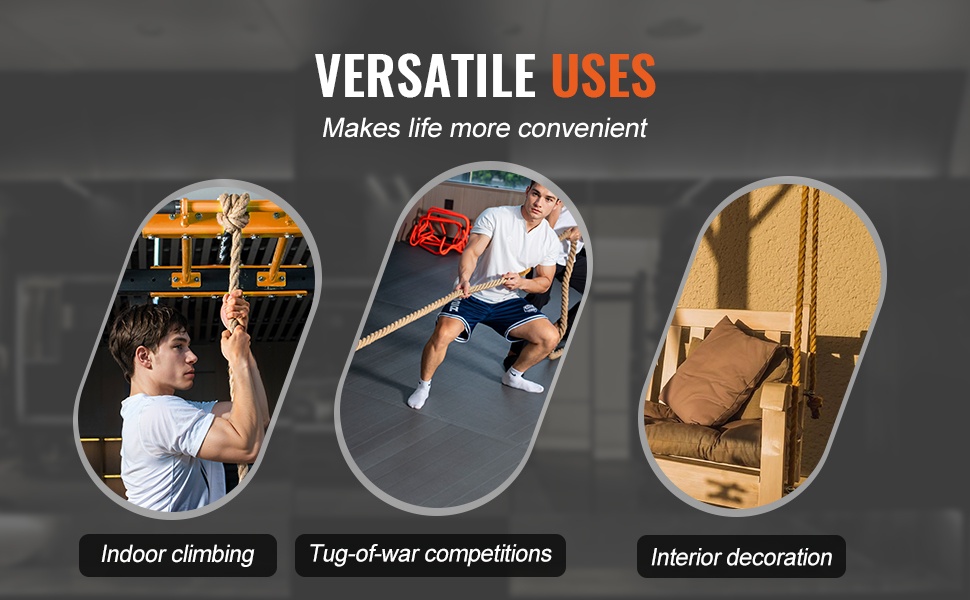 Monikäyttöinen juuttiköysi erilaisiin käyttökohteisiin