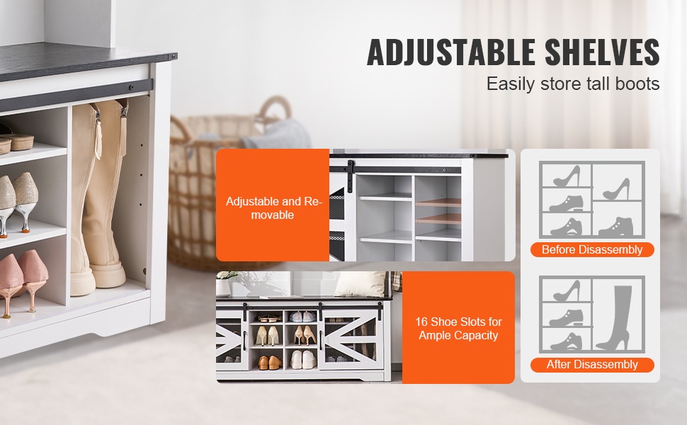 Naulakon kenkäsäilytys ja kaapit