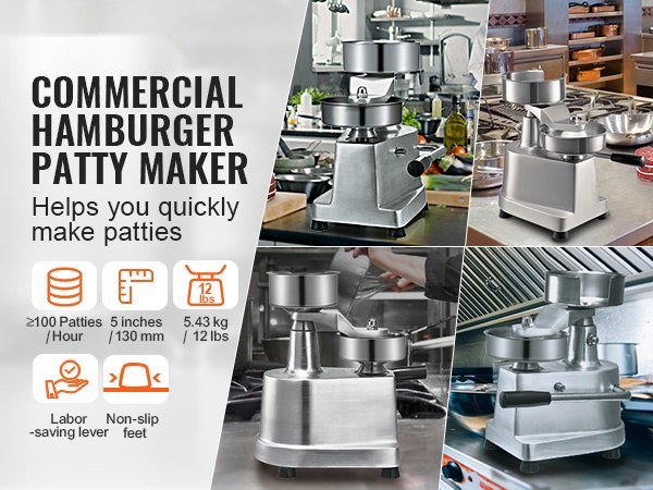 Hampurilaispihvikone kompakti malli