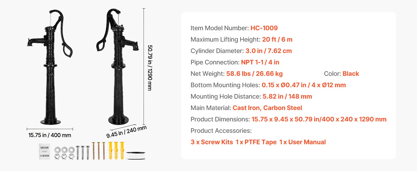 Yleisnäkymä asennetusta pumpusta