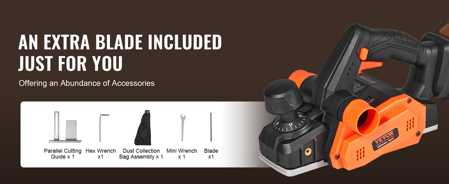 Varaterät ja säilytyslaukku