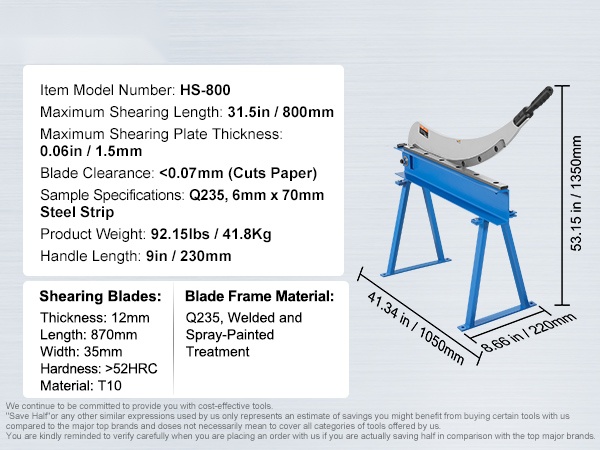 Käsikäyttöinen levyleikkuri yleiskuva 2