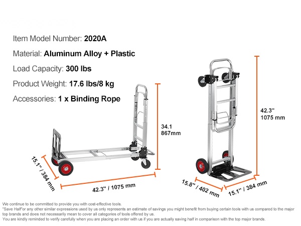 Yksityiskohtainen näkymä käsikärrystä