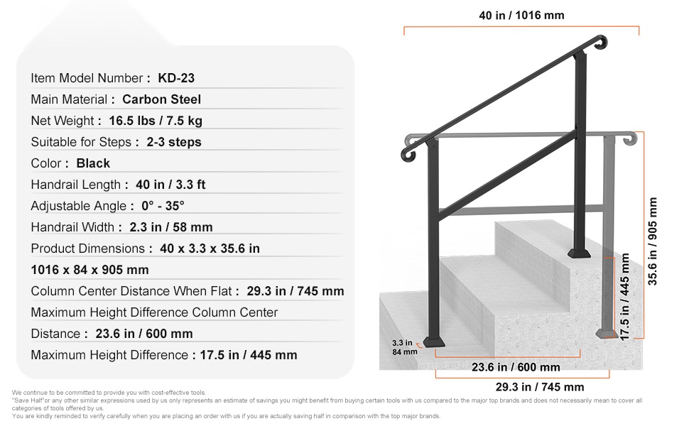 Kaide portaiden sivulle