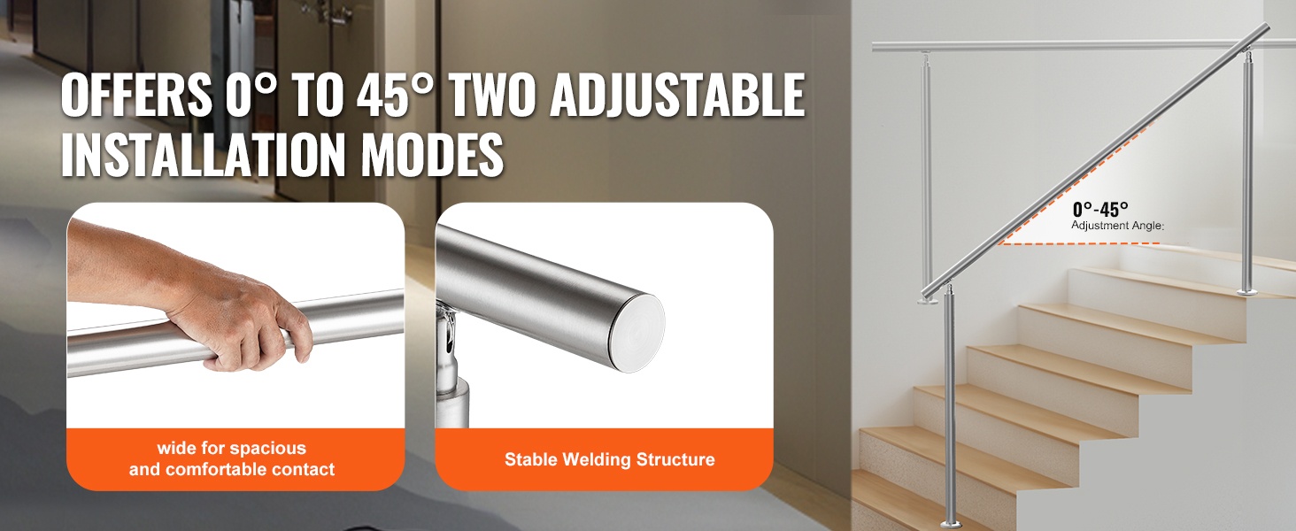 Säädettävä kulma portaisiin