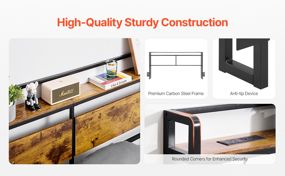 Tukeva metallirunko ja kaatumissuoja