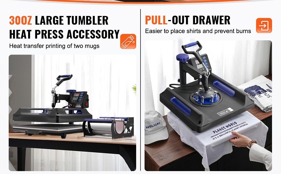 Lämpöprässin liukuva alusta