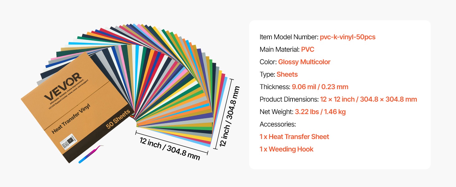 Lämpösiirtokalvon värit