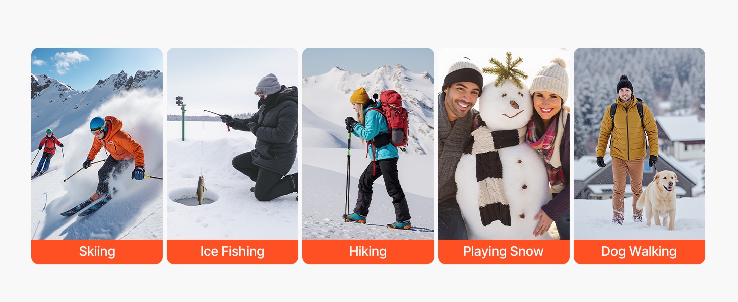 Lämmitettävät sukat eri käyttötilanteissa