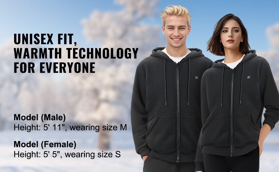 Lämmitettävän hupparin kangas ja vuori