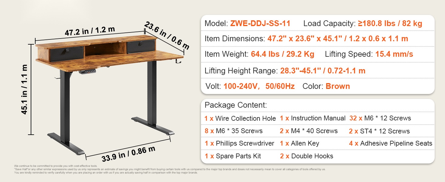 Sähköpöytä kotitoimistossa