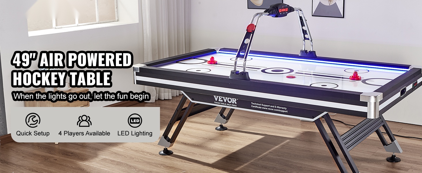 LED-ilmailmakiekkopöytä yleiskuva